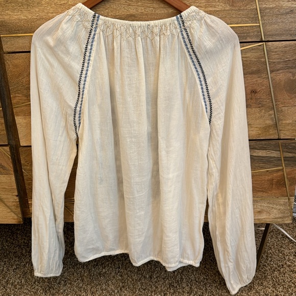 Abercrombie & Fitch women’s top with blue embroidery, size S - Picture 3 of 3